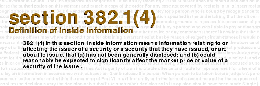 Definition of inside information
