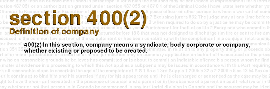 Definition of company