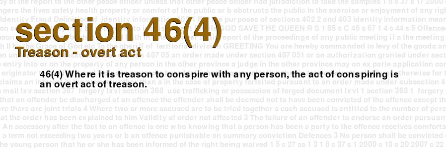 Treason - overt act