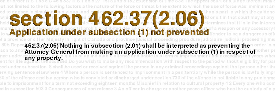 Application under subsection (1) not prevented