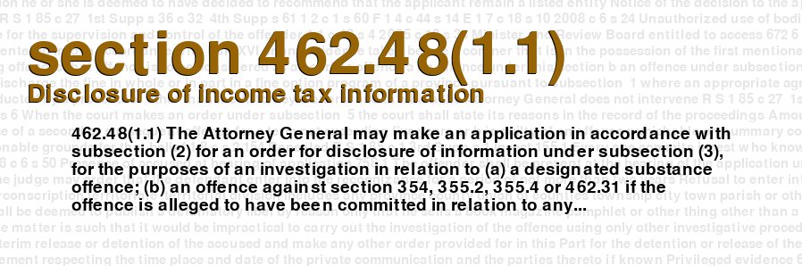 Disclosure of income tax information