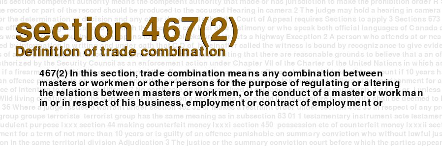 Definition of trade combination