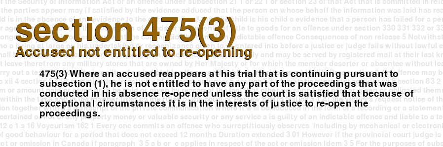 Accused not entitled to re-opening