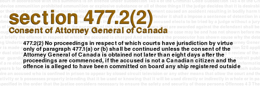 Consent of Attorney General of Canada