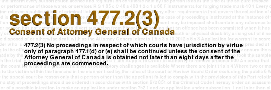 Consent of Attorney General of Canada