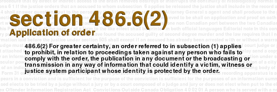 Application of order