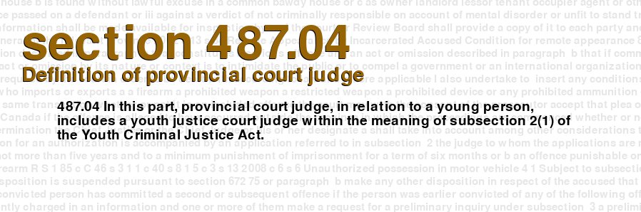 Definition of provincial court judge