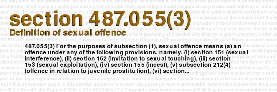 Definition of sexual offence