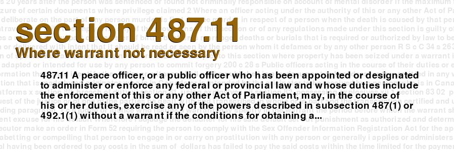 Where warrant not necessary