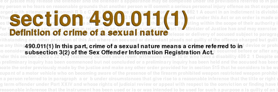 Definition of crime of a sexual nature