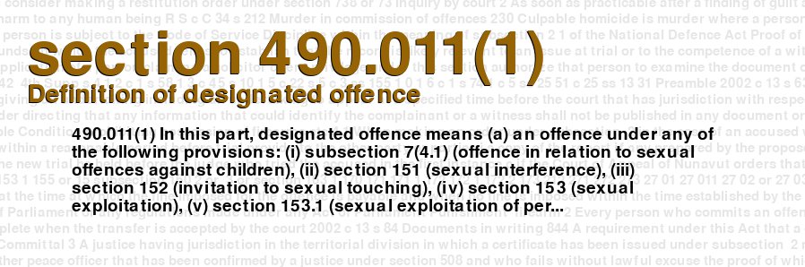 Definition of designated offence