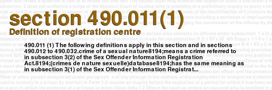 Definition of registration centre