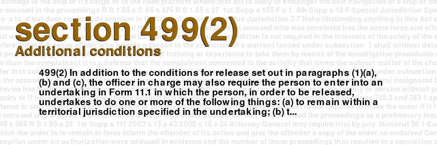 Additional conditions