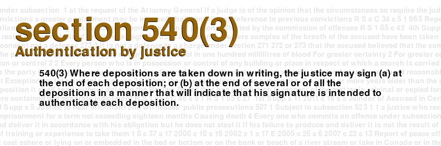 Authentication by justice