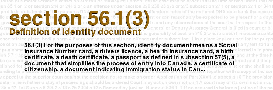 Definition of identity document