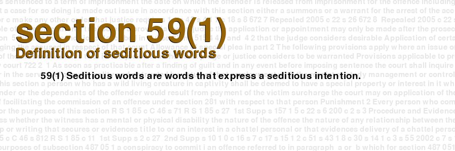 Definition of seditious words