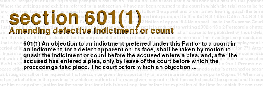Amending defective indictment or count