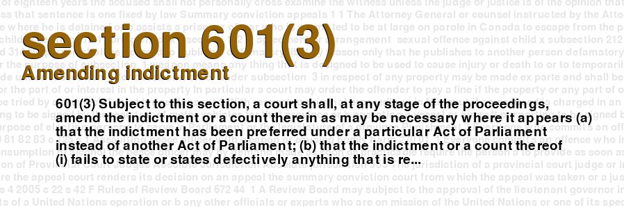 Amending indictment