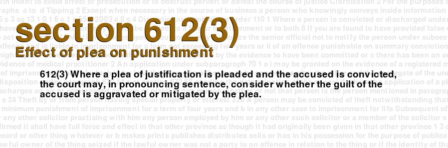 Effect of plea on punishment