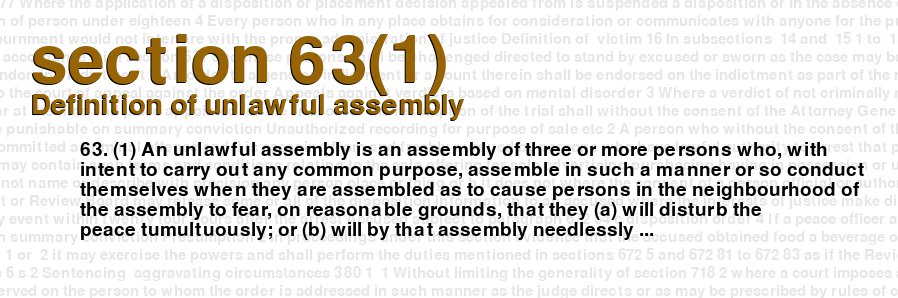 Definition of unlawful assembly