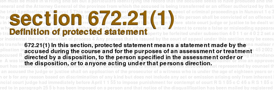 Definition of protected statement