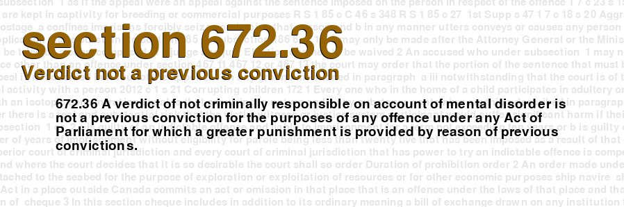 Verdict not a previous conviction