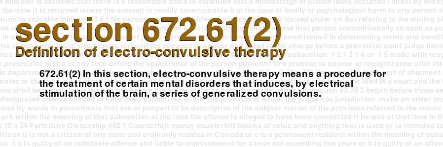 Definition of electro-convulsive therapy
