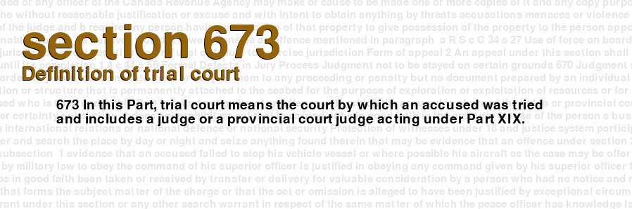 Definition of trial court