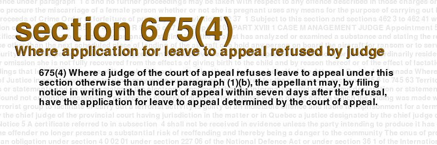 Where application for leave to appeal refused by judge
