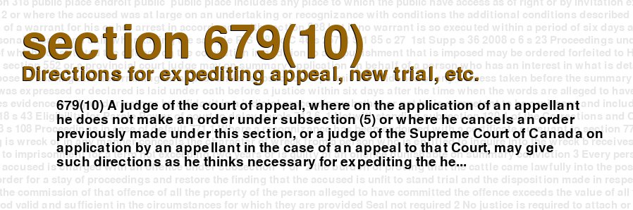 Directions for expediting appeal, new trial, etc.