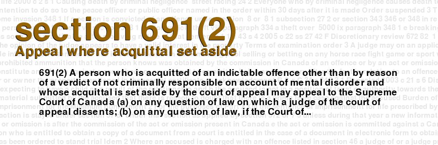 Appeal where acquittal set aside