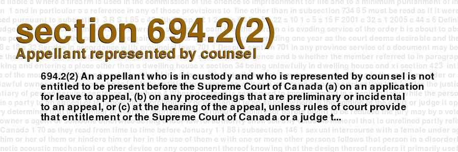 Appellant represented by counsel