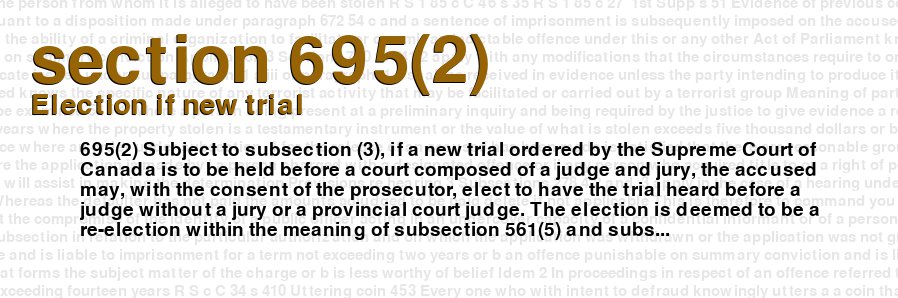 Election if new trial