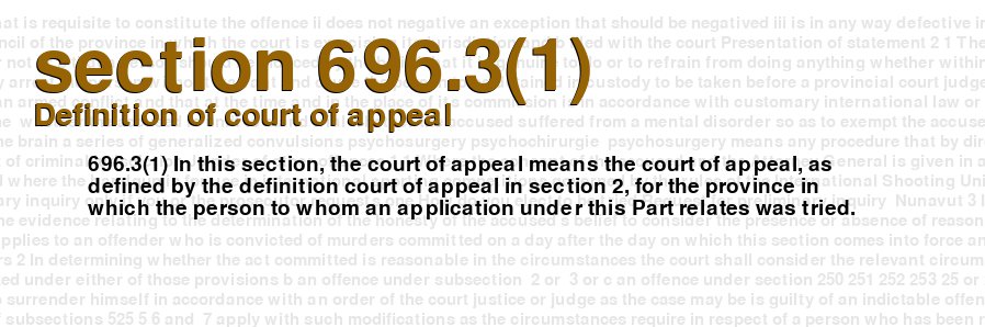 Definition of court of appeal