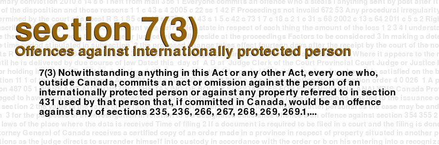 Offences against internationally protected person