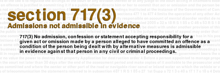 Admissions not admissible in evidence