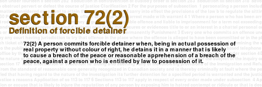 Definition of forcible detainer