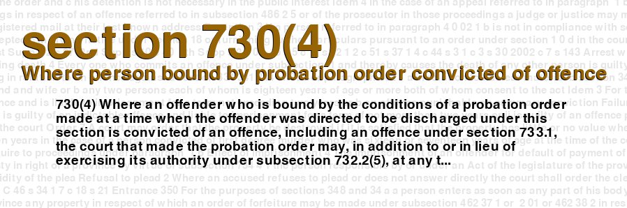 Where person bound by probation order convicted of offence