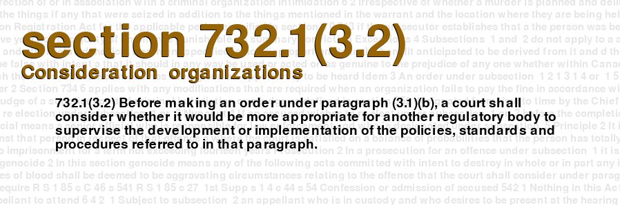 Consideration  organizations