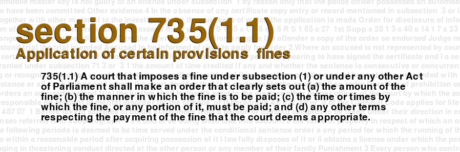 Application of certain provisions  fines