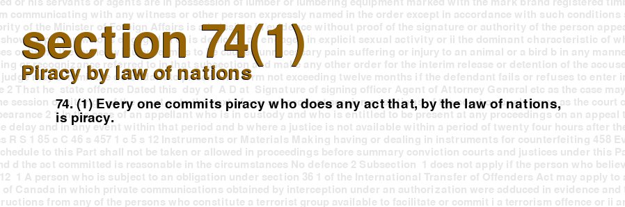 Piracy by law of nations