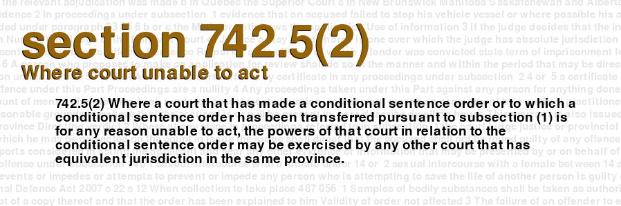 Where court unable to act