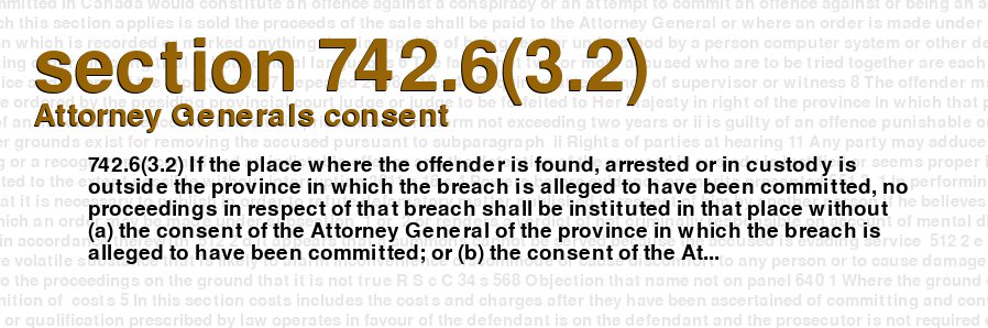Attorney Generals consent
