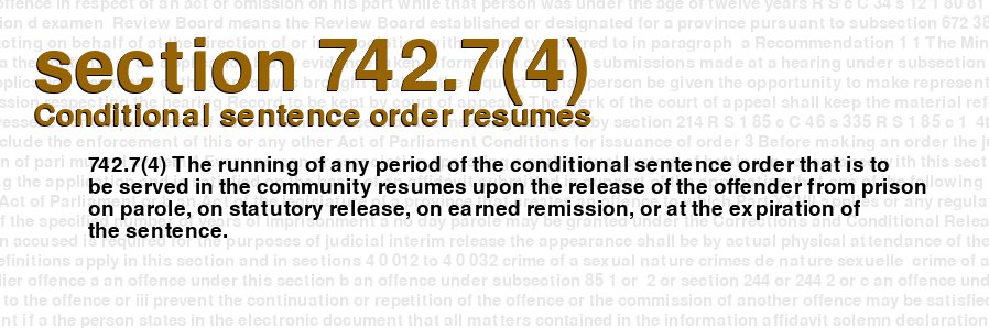 Conditional sentence order resumes