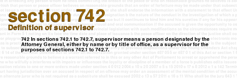 Definition of supervisor