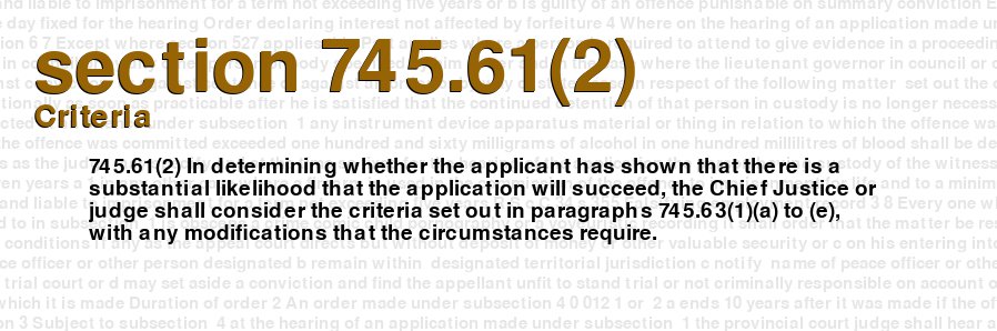 Criteria