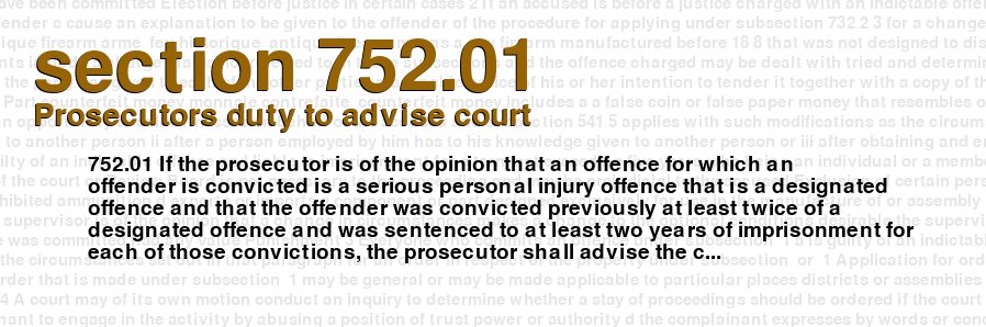 Prosecutors duty to advise court