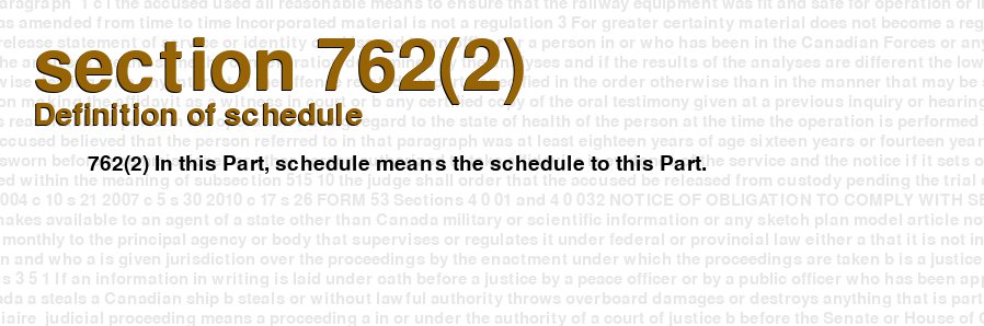 Definition of schedule
