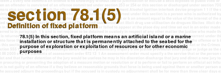 Definition of fixed platform