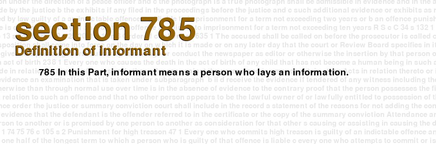 Definition of informant